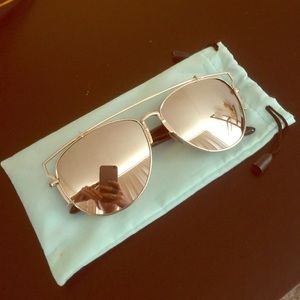 Technologic mirrored sunglasses