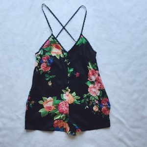 Nasty Gal floral romper