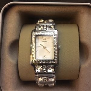 Fossil watch with swarovski crystals Clearance