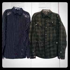 Bundle 2 men shirts