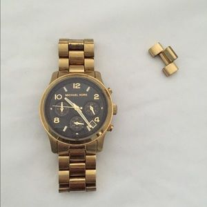 Michael Kors oversized watch. Black face