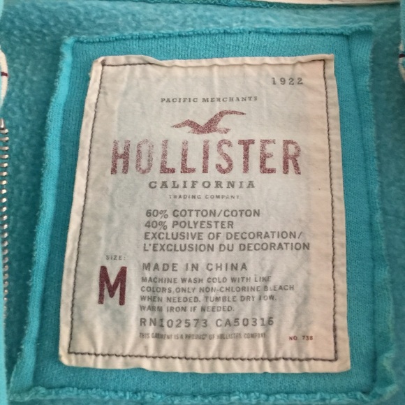 Hollister zip up with wave design - Picture 3 of 4