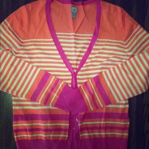 Multi-Colored JCP Cardigan