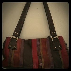 Striped Fossil handbag