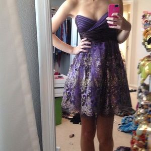Homecoming dress purple