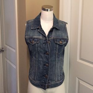 J Crew denim vest