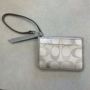 Coach card case/ keychain / small wristlet