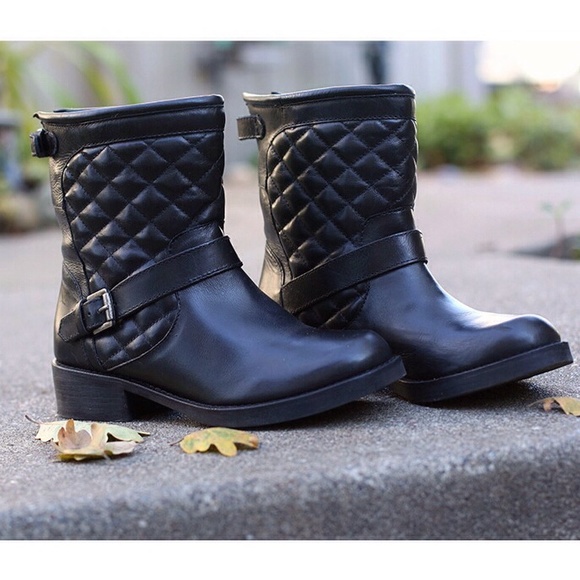 Matisse Shoes - Matisse Quilted Biker Booties