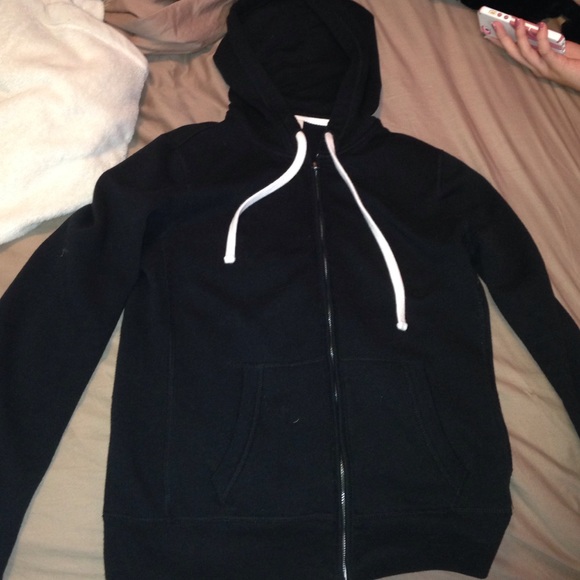 Black, Zip up jacket