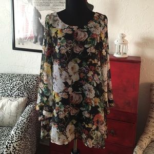 MuMu floral print Tunic Dress
