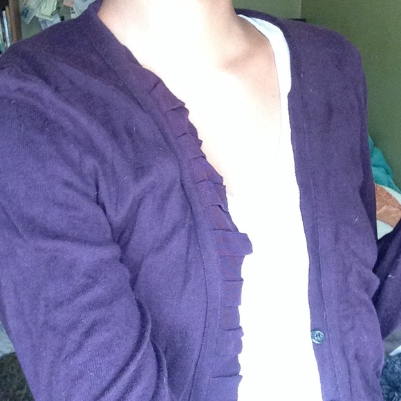 Purple Cardigan