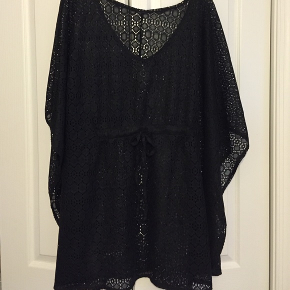 Black swim cover up