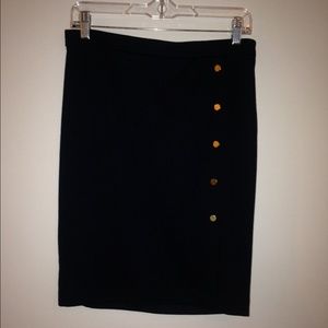 The limited navy pencil skirt size 4
