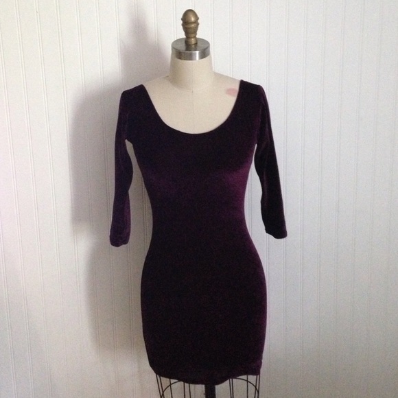 Mini Velvet Body-Con Dress