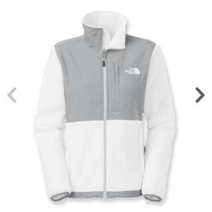 White Fleece North Face