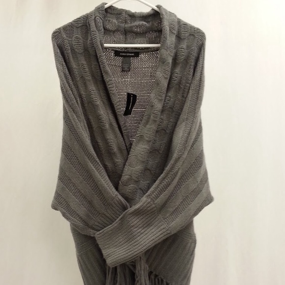 Ashley Stewart Sweater Knitted Shawl