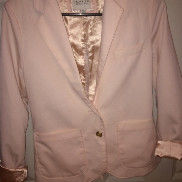 Light pink/blush blazer