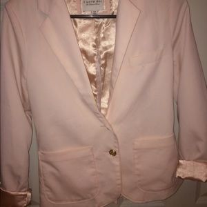 Light pink/blush blazer