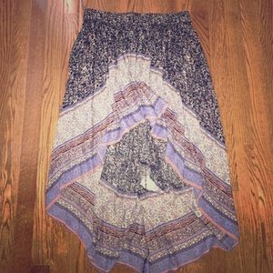 Free people high- low skirt never worn before