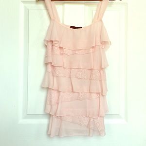 HeartSoul lace frill top