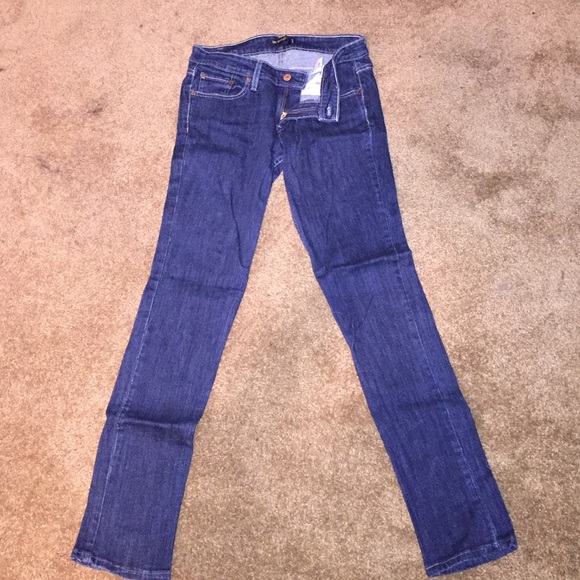 Levi's super low skinny jean