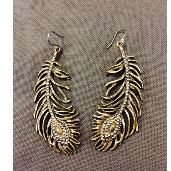 Feather Earrings - Picture 1 of 1