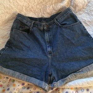 High waisted Mom Jean Shorts