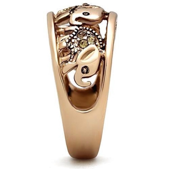 Cute Rose Gold Elephant Ring "Price is firm" - Picture 2 of 4