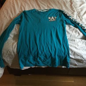 Teal long sleeve shirt