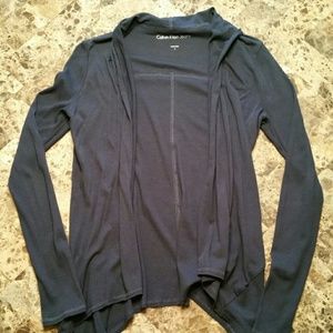 NWOT Calvin Klein navy blue cardigan
