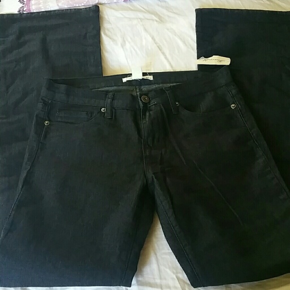 Forever 21 Black Denim Long Jeans