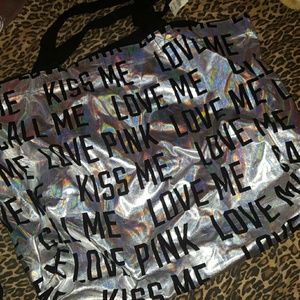 Metallic vs pink bag