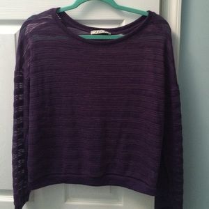 Sheer striped Urban Outfitters "Chloe K" sweater