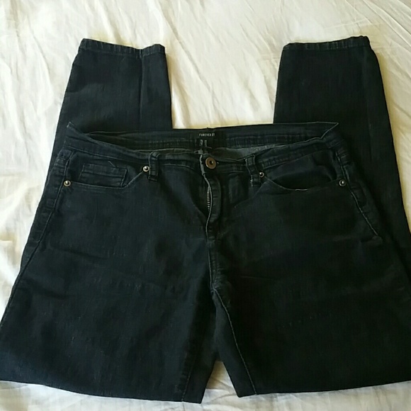 Forever 21 Black Denim Jeans
