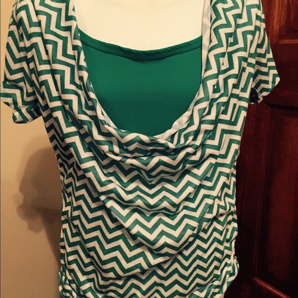 Spoiled Tops - Cute two in one blouse