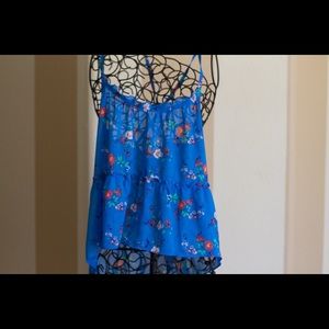 Hollister floral sheer top