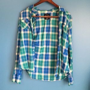 American Eagle plaid top