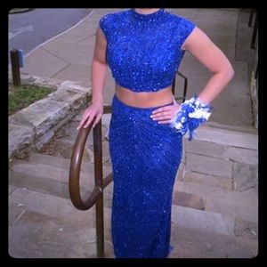 Mac Duggal 4152m in Royal Sz 4