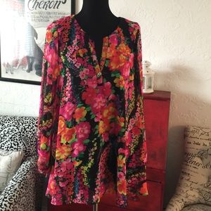 MuMu bright floral Dress-tunic