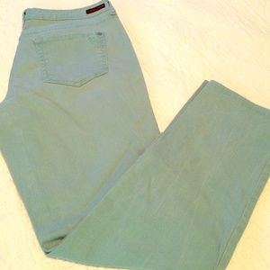 Mint green Jessica Simpson ankle jeans