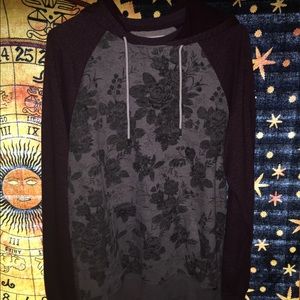 Mens Floral Hoodie