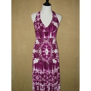 Bisou Bisou Halter Maxi Dress