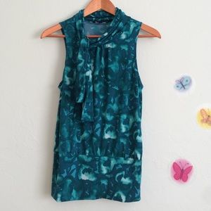 Express watercolor blouson shirt