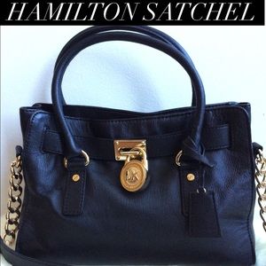 MICHAEL KORS HAMILTON SATCHEL