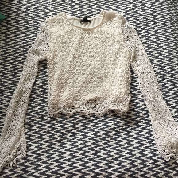 Boho Lace crop top