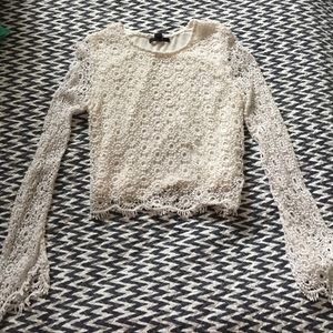 Boho Lace crop top