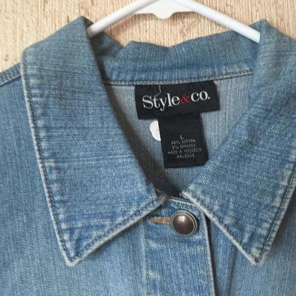 Style & Co. Denim Jacket - Picture 2 of 4