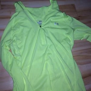 running long sleeve half zip