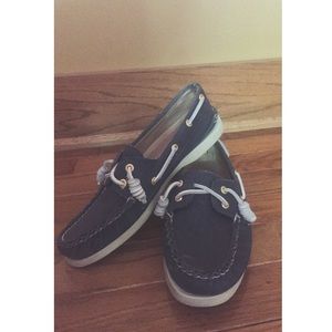 Navy Sperry Top Sider for J. Crew size 7 Worn Once