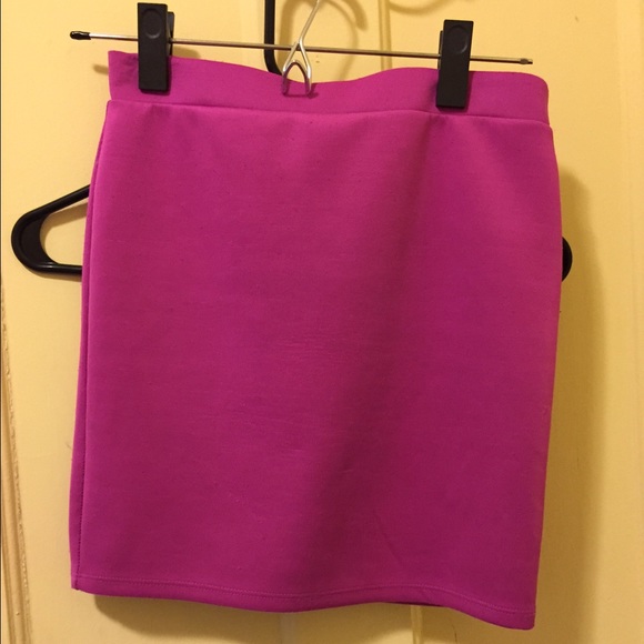 Fuschia body con skirt! Worn once!